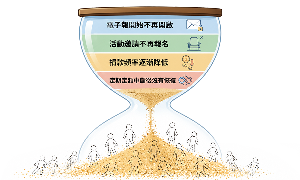 支持者流失有跡可循